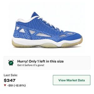 Jordan 11 ie low argon RARE‼️‼️